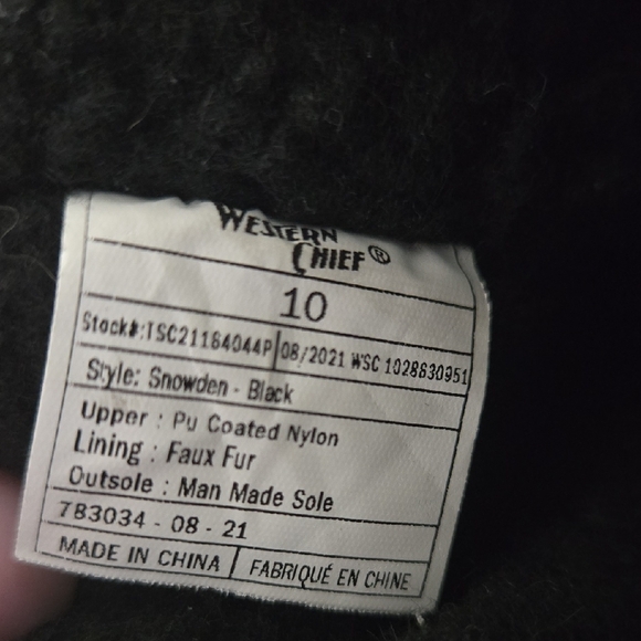 🖤 Women's Black Snowden Boots - Picture 2 of 6